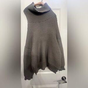 Super thick and warm cowl neck sweater.